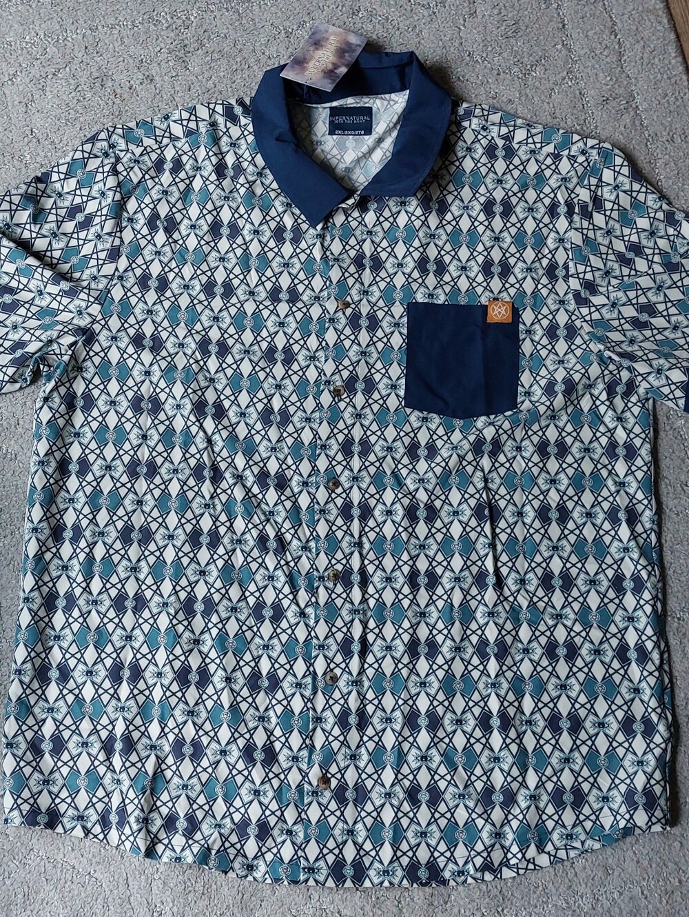 NWT Supernatural Eye Button Up